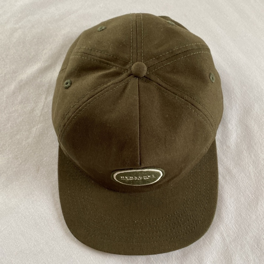 Herschel Tall Mesh Shop Cap Ivy Military Army Green 6 Panel Hat. OSFM - Picture 4 of 11